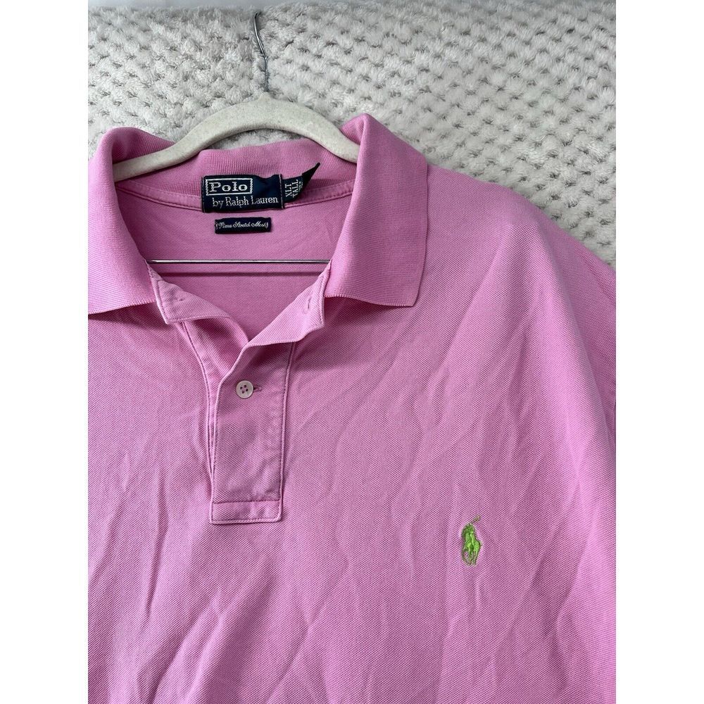 Polo Ralph Lauren Pink Short‎ Sleeve Polo Shirt Classic Fit 1XB